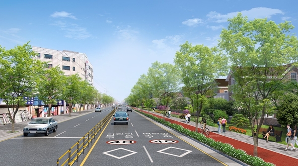 동두천시가 평화로 가로환경 개선사업 추진을 위한 조감도. 2025.7.14 /동두천시 제공