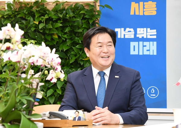 임병택 시흥시장은 “AI·바이오융합과 해양레저도시로 시흥시의 미래를 열겠다”고 말했다. /시흥시 제공