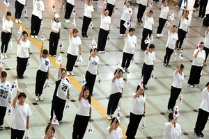 [화보]  제80주년 광복절 기념 플래시몹
