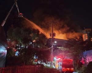 광주 단열재 제조 공장서 불… 70대 남성 화상