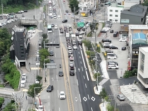 [포토] 광주시 ‘국지도 57호선 진입로’ 확장… 교통혼잡 해소