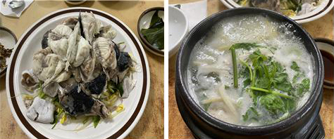 복수육(왼쪽)과 복지리. /조용준 제공