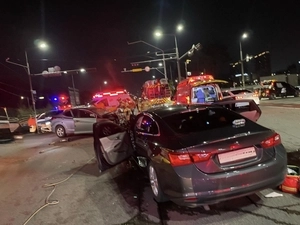 광주서 중앙선 침범 차량 충돌사고… 운전자 1명 숨져