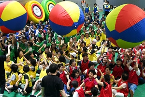 [포토] 안양 자원봉사자 ‘흥겨운 운동회’