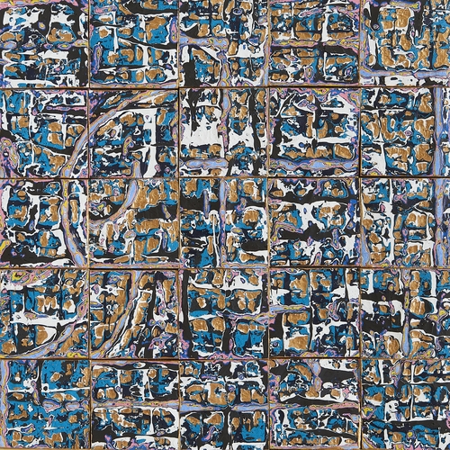 송준 作, self recurrence, 40.0×40.0cm, 9S, mixed media, 2023 /송준 작가 제공