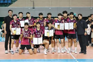 후인정 감독의 수성고, CBS배 전국중고배구대회 우승…3년 만에 왕좌 탈환