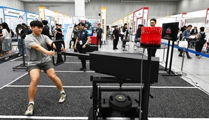 [포토] 공직박람회, 경찰 체력검사 체험