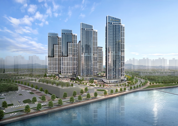 힐스테이트 더웨이브시티 투시도. /현대건설 제공