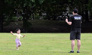 [포토] 아빠와 딸 추억은 방울방울