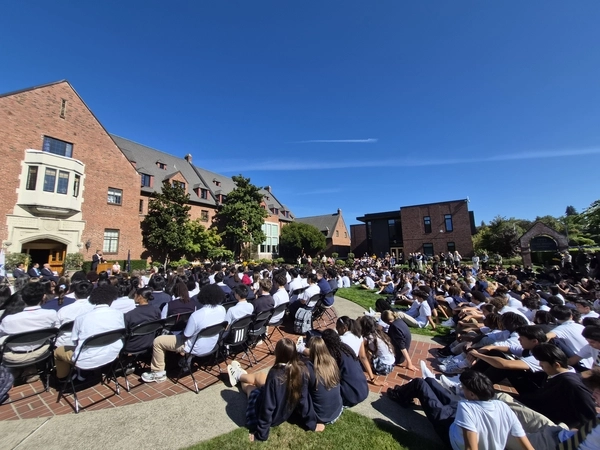 평택시는 지난 22일(현지시간) 미국 워싱턴주 타코마시에 위치한 명문 사립학교 애니 라이트 스쿨을 방문, 평택국제학교 설립을 위한 양해각서(MOU)를 체결했다. 2024.9.22 /평택시 제공