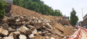 오산 옹벽사고 후 추가 붕괴… 부실시공 정황