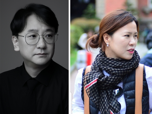 (왼쪽부터)김조민, 최휘 시인. /조지훈문학제운영위 제공