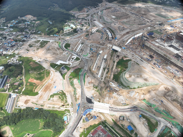 9월 용인 반도체 클러스터 공사 현장. /용인 일반산업단지(주) 홈페이지 캡처