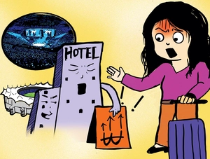 인천문학경기장 5만원 숙소, 공연 잡히면 ‘107만원’ 둔갑