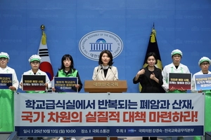 인천 학교급식실 환기시설 개선율 33%… 전국 광역시 중 가장 낮아