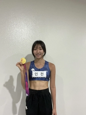 [제106회 전국체전-영광의 얼굴] 육상 멀리뛰기 ‘2연패’ 인천체고 오소희