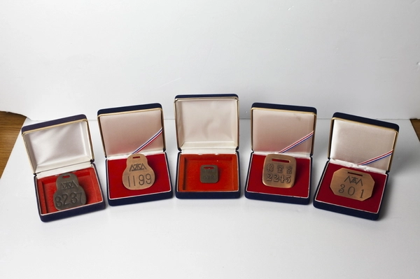 지난 2008년 국가등록문화유산으로 지정된 경인선, 경의선, 경부선 철도 통표. 5점 모두 국내에 유일하게 남아있다. /국가유산포털