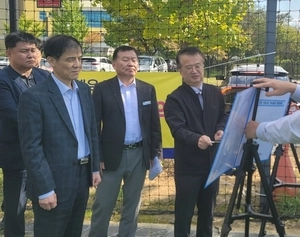 홍동곤 한강유역환경청장, 파주 운정신도시 탁수사고 현장 점검