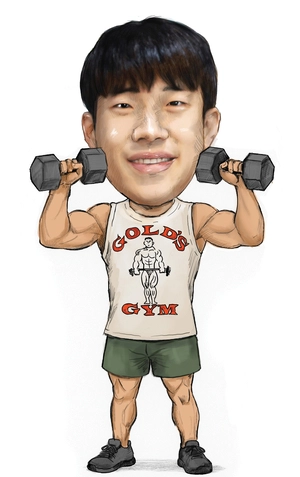 보디빌더 배철형 선수