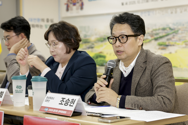 조승현 화성시 대변인이 정조대왕 능행차를 인류무형문화유산으로 등재해야 한다고 밝히고 있다. /화성시 제공