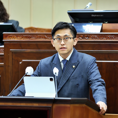 의왕시의회 박현호 의원은 지난달 31일 제315회 임시회 제8차 본회의 5분발언에서 시가 제출할 것으로 예상되는 재의 요구에 대해 비판의 목소리를 냈다. /의왕시의회 제공