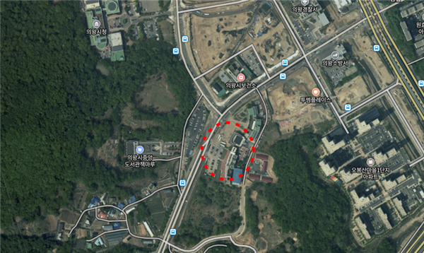 의왕시가 내년 6월까지 추진을 계획하고 있는 ‘물과 문화가 만나는 감성 힐링존’ 조성사업의 위치도. /의왕시 제공