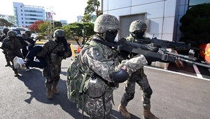 [포토] 안양서 국가중요시설 대테러 훈련