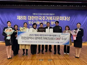 인천시 광역주거복지센터, 제8회 대한민국 주거복지문화대상 대상 수상
