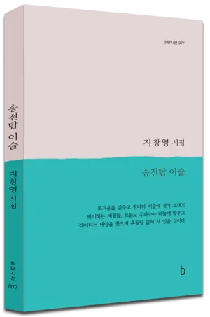 지창영 시집 ‘송전탑 이슬’(b판시선 77) 표지.