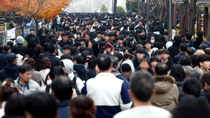 [포토] 인하대 수시 논술을 마치고…
