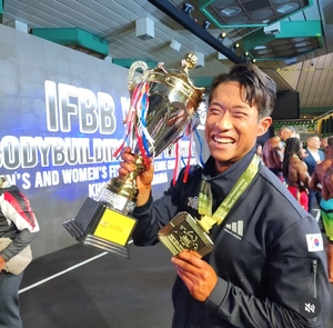 보디빌더 배철형, 한국인 첫 ‘세계선수권 핏모델 1위’