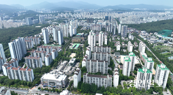 본격적인 재건축을 앞두고 있는 1기신도시 분당 전경. /경인일보DB