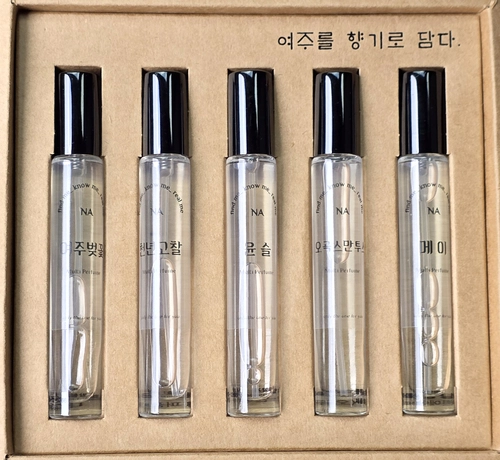 2024년 4월에 제작된 여주의 자연을 표현한 5가지 향.