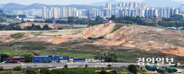 도시개발사업에 대한 실시계획이 인가된 효행지구 부지 전경. /경인일보DB