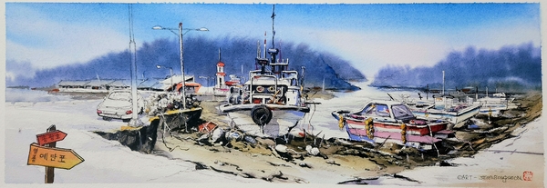 전봉선 작가의 ‘Nature-영종 예단포 풍경’ /전봉선 작가 제공