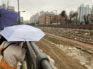 [현장르포] 물 흐른 굴포천엔 벌써 ‘할미새’가… 산곡천 복원도 그려보는 시민들