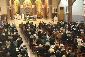 [포토] 수원 권선동성당 ‘성탄 미사’