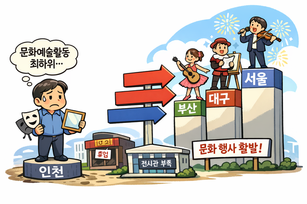 생성형 AI 챗GPT(5.2 버전)에 ‘다음 제시하는 기사를 읽고, 이 기사를 독자들이 쉽게 이해할 수 있도록 만화형 이미지 1컷을 생성해달라’로 입력해 생성된 이미지.