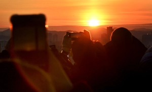 [화보] ‘반갑다 병오년’… 서장대서 맞는 2026년 새해 첫 해돋이