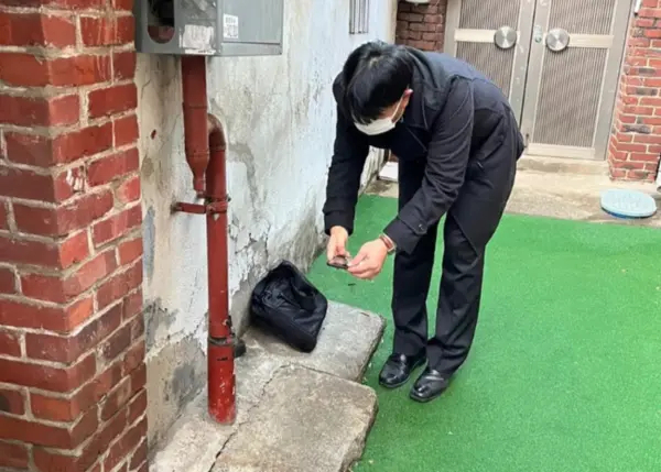 ‘황장(皇庄) 비석’은 화교 상인 왕학란(王學蘭)이 소유한 묘지 터를 알리는 표지석이었던 것으로 추정된다. 사진은 황장 비석이 있었던 자리. /인천화교협회 제공