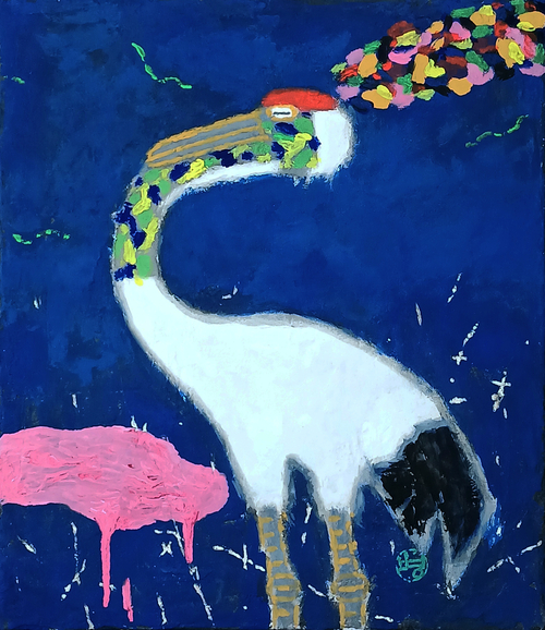 조병완 作 명상, 2025, 패널 위 황마·백토·아크릴 등 혼합재료, 53cm x 45.5cm /도든아트하우스 제공