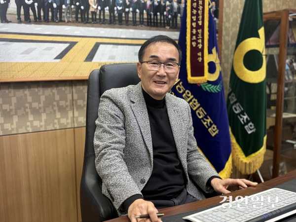 박창준 인천옹진농협 조합장은 “섬 주민을 위한 금융·마트 서비스 확대 및 인천옹진농협의 연체율 감소 등을 위해 지속 노력하겠다”고 밝혔다. 2026.1.5 /조경욱기자 imjay@kyeongin.com