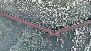 [포토] 누그러든 한파… 궁평항 유빙