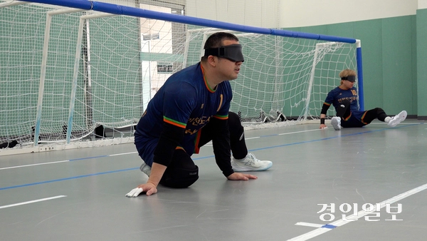 인천도시공사 골볼팀 주장 김남오. 2026.1.7 /박소연PD parksy@kyeongin.com