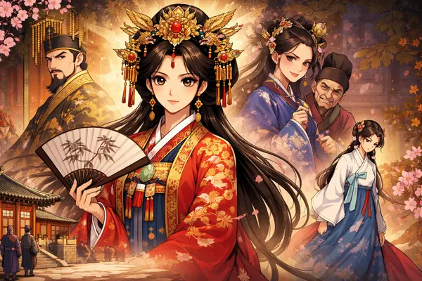 고전소설 ‘유황후전’의 줄거리에 대한 독자의 이해를 돕기 위해 생성형 AI 챗GPT(5.2 버전)에 ‘유황후전’ 관련 정보와 줄거리를 입력해 생성한 이미지.