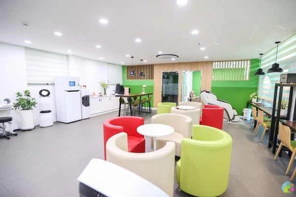 의왕 이동노동자 쉼터 1층 커페테리아. /의왕시 제공