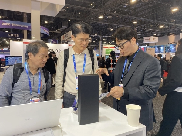 엘비에스테크 부스. /인천경제청 제공