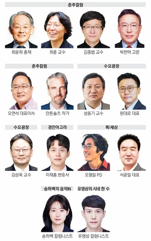 [알림] 경인일보 오피니언 필진 14명 보강