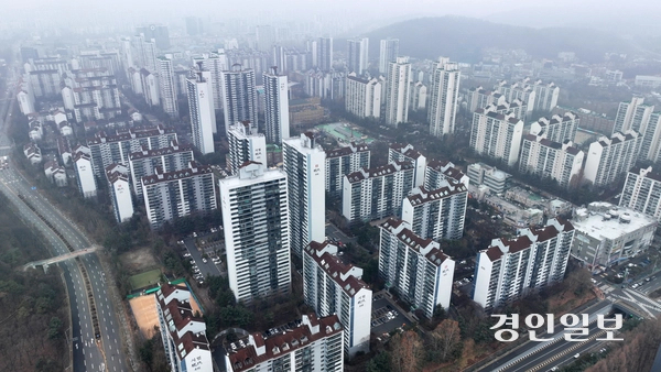 본격적인 재건축을 앞두고 있는 1기 신도시 분당 전경. /경인일보DB