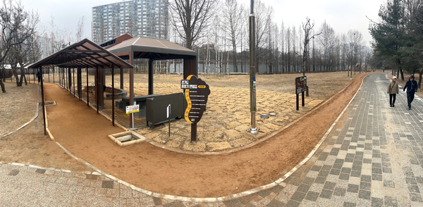 특조금으로 만들어지고 있는 경기도 맨발길 1천개